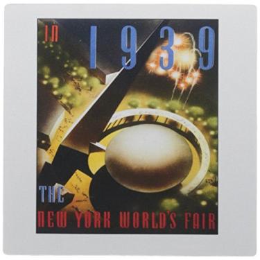 Imagem de 3dRose 20 x 20 x 0,25 New York 1939 Worlds Fair Vintage Poster Mouse Pad (mp_109612_1)