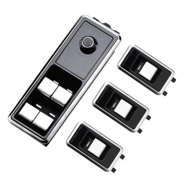 Imagem de Interruptor elétrico de janela de carro para Land Rover Range Rover Vogue L405 Sport L494 2013-2017 Discovery 5 2015-2019 Painel LCD Kit de interruptor de elevação automática de janela