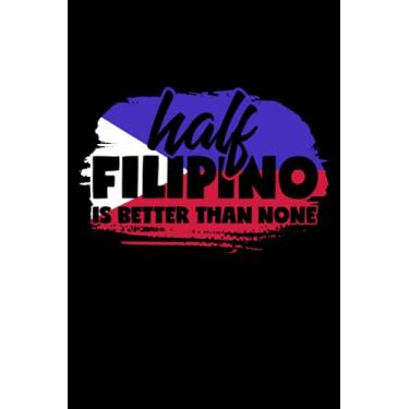 Imagem de Halb Filipino: Notizbuch (120 Seiten, 15x23cm, gepunktet) Dotted Bullet Grid Tagebuch Journal