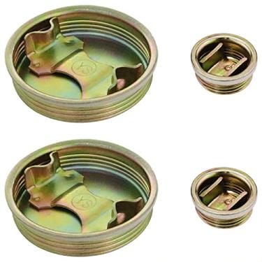 Imagem de MTQY 4 peças de tampão de tambor de metal 5 polegadas e 3/4 polegadas tampas de barril para tambores de 55 galões, tambores