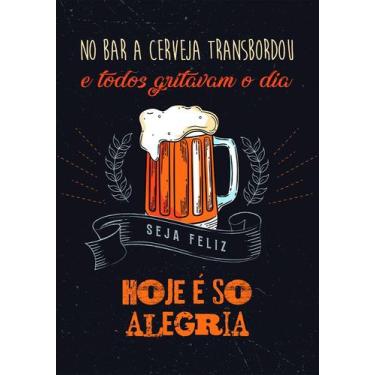 Imagem de Placas Decorativas Retro Para Área Gourmet Bebidas Cerveja Àrea de Chu