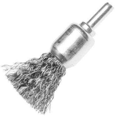 Imagem de Escova De Aço Tipo Pincel Com Haste De 30 Mm - Brasfort