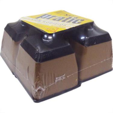 Imagem de Pe Geladeira/Fogao Plastico Quadrado Pratic Caramelo - MARVIPLAST