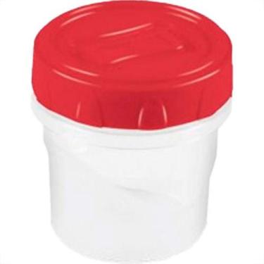 Imagem de Pote Plasutil Clic C/R  65Ml Verm - PLASUTIL UD