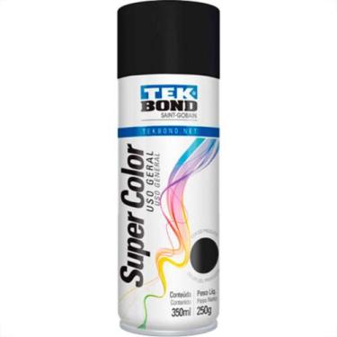 Imagem de Spray Tek Uso Geral Pr.Fosco 350Ml - TEK BOND TINTAS