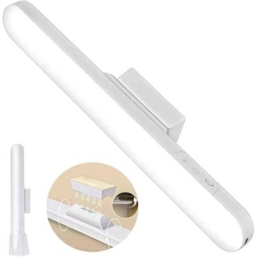 Imagem de Luminaria Lâmpada Led Luz Recarregavel Usb Abajur Magnetico de Parede 