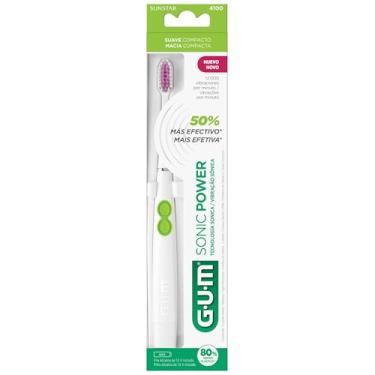 Imagem de Escova Dental a bateria Sonic Deep Clean GUM, vibração sônica, Gum, Sortidas