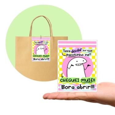 Imagem de Tag Cartão de Agradecimento  Pacote com 100 Peças  Tam. 7,5 x 10,5 cm 