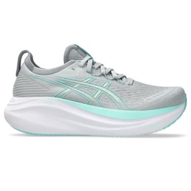 Imagem de ASICS Tênis feminino Gel-Nimbus 27, Cinza piemonte/menta iluminada, 35