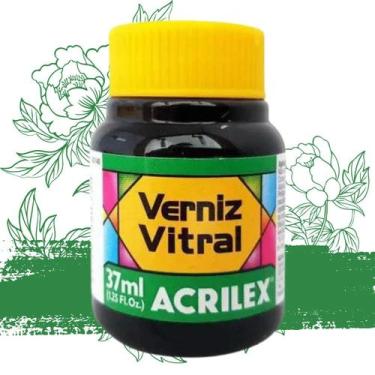 Imagem de Verniz Vitral 37ml 510-verde Folha - ACRILEX, VERDE FOLHA - 510