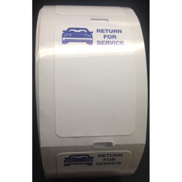 Imagem de Etiquetas A Plus Static Cling Return for Service White 500