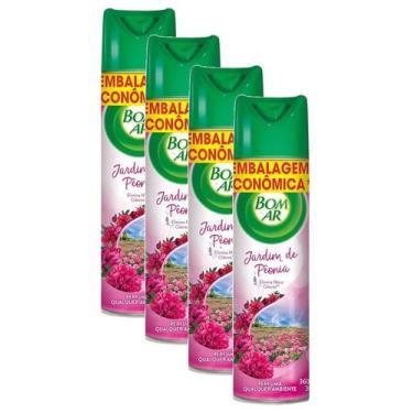 Imagem de 4 Air Wick Bom Ar Adorizador Aroma Jardim De Peônia 360ml