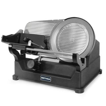 Imagem de Fatiador Cortador de Frios Inclinado Metvisa 300mm 0,33CV Profissional