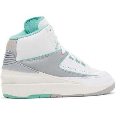 Imagem de Jordan Tênis feminino retrô "Crystal Mint" FN6755-100, Branco/cristal menta/bronze vermelho metálico/cinza lobo/vela, 40