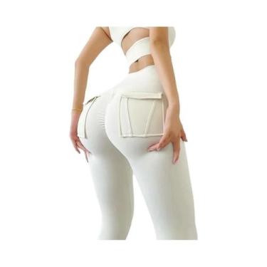 Imagem de Leggings de Yoga e Fitness para Mulheres - Cintura Alta, Elástica e Co