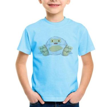 Imagem de Camiseta Infantil Yeti O Abominável Homem das Neves  - Foca na Moda, A