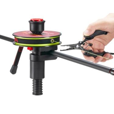 Imagem de Piscifun Enrolador de linha de pesca Speed E com alicate, estação de bobina para molinete giratório, isca e pesca