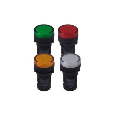 Imagem de Kit Sinaleiro Para Painel em LED 22mm 24Vcc/Vca - SIBRATEC, 4 cores