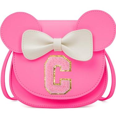 Imagem de OYLOLA Presentes de aniversário para meninas de 3, 4, 5, 6, 7 e 8 anos, bolsa infantil para meninas pequenas, presente para meninas, Rosa