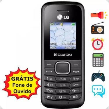 Imagem de Celular LG Excelente Para Idosos 2G Dois Chips Fácil Manuseio