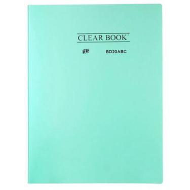 Imagem de Pasta Catálogo Verde Pastel Bd20Abc/Vd Com 20 Plástico