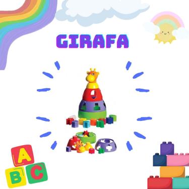 Imagem de Girafa Didática - Brinquedo Educativo Mercotoys