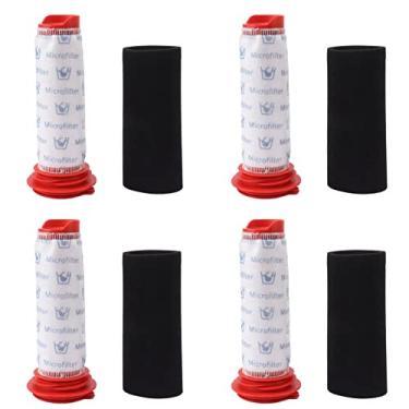 Imagem de Filtro de Cartucho de Substituição de 4 Pacotes, Filtro de Esponja de Aspirador de pó Filtro de Espuma Kit de Acessórios de Substituição de Aspirador de pó Cartucho Removível