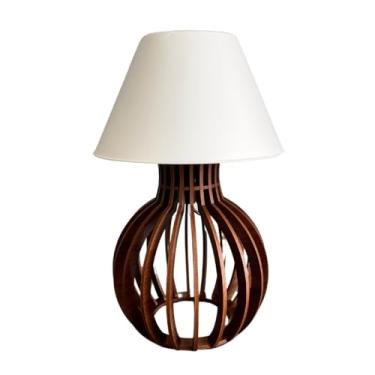 Imagem de Abajur De Mesa Rústico Chique Quarto De Casal E Sala