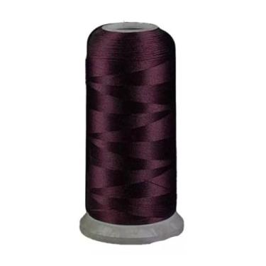 Imagem de Linha De Poliester Máquina De Bordar 4000m Vinho Bordo