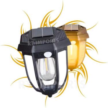 Imagem de Arandela Solar Colonial Luminaria Sextavada Externa Retro Vintage Lust