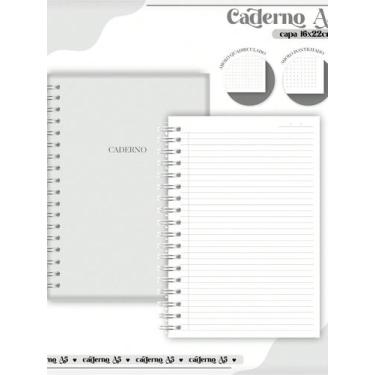 Imagem de Caderno Capa dura Tamanho A5 - NoBrand, Cinza