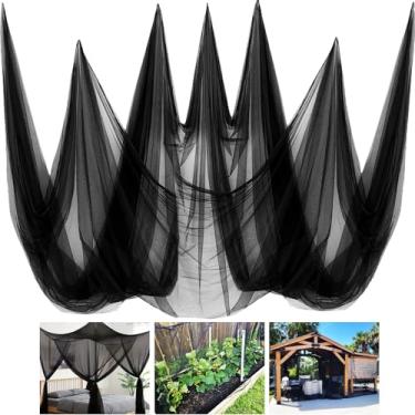 Imagem de Pacote com 2 2 mosquiteiros de 20 x 5,8 m, barreira de rede de malha de jardim, telas de privacidade para varanda para proteção de plantas, legumes, frutas, flores