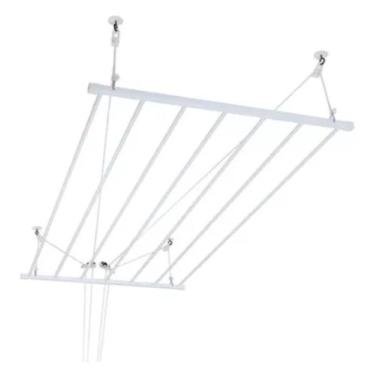 Imagem de Varal De Teto Tradicional 10 Varetas DE 90 CM - LINEA