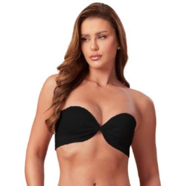 Imagem de Sutia sem alça com Bojo e Aro Nayane Rodrigues Rendado de Alta Sustent