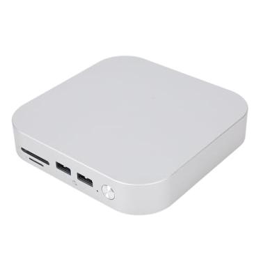 Imagem de Dock de Liga de Alumínio para Mini M4 M4 Pro 2024, 40 Gbps PCIE 4.0 Hub Com Slots SSD Dual M.2 (8TB), 10 Gbps USB A X3 e Card Reader para 8K Editin Data Transfer (plugue da ue)