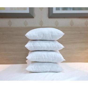 Imagem de Kit 4 Enchimento para Almofada 45x45cm 350g 200 Fios Alabama