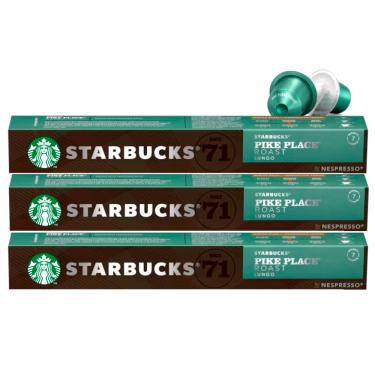 Imagem de Kit 3 Cápsulas Starbucks Pike Place Roast Lungo 10 Unidades