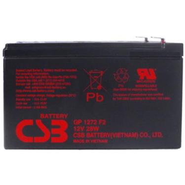Imagem de KIT 2 Bateria Csb 12V 7AH-28W Gp 1272 F2 Original PARA NOBREAK APC SMS