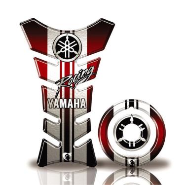 Imagem de Adesivo Protetor Tanque Moto Yamaha Factor 125/150 Ano + 2016 Vermelho