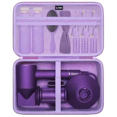 Imagem de L LTGEM Estojo Para Secador De Cabelo Compatível Com Dyson Supersonic, Laifen Se/Se Lite, Slopehill 1902, Cosy Companions Zcy883, Estojos Anne Betty, Roxo (Apenas Estojo)