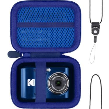 Imagem de khanka Estojo Rígido De Viagem Para Câmera Digital Kodak Pixpro Fz55/Fz45/Fz43, Somente Estojo. (Azul)