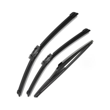 Imagem de Kit com 3 Palhetas Limpador para-brisa Dianteiras e Traseira para,Palheta do Limpador de Para-brisa Premium para Todas as Estações para Subaru Impreza XV GK GT 2017-2021,Borracha Natural Top Lock