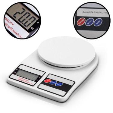 Imagem de Balança Digital Cozinha Digital de Alimentos Alta Precisão 10 Kg - Qua