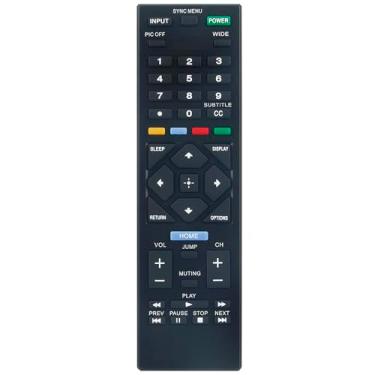 Imagem de Controle remoto de substituição RMT-TX110L compatível com Sony Bravia LCD TV RM-YD092 KDL-32R320C KDL-40R370C RMYD092 KDL32R320C KDL40R370C
