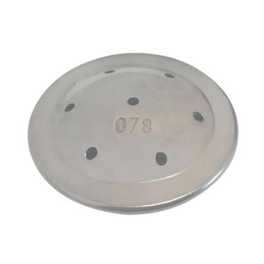 Imagem de OCS Parts Cabeça de pulverização de substituição de aço inoxidável de alto fluxo | Substitui Bunn 01082.0003 cabeça de pulverização em máquinas de café Bunn e dispensadores de bebidas quentes (7 furos