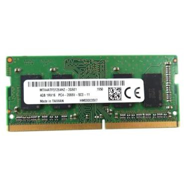 Imagem de Micron MTA4ATF51264HZ-2G6E1 Não ECC PC4-2666V 4GB DDR4 a 2666MHz 260pin SDRAM SODIMM Kit de memória para laptop – OEM