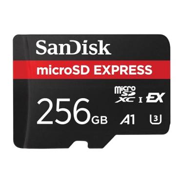Imagem de SanDisk Cartão expresso microSD de 256 GB - Funciona com Nintendo-Switch 2, leitura de até 880 MB/s, gravação de até 650 MB/s, gravação sustentada de 210 MB/s, U3, C10 - SDSQXFN-256G-GN4NN