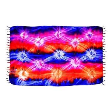Imagem de Canga de Praia Tie Dye - Fucsia - Besakih, Fucsia