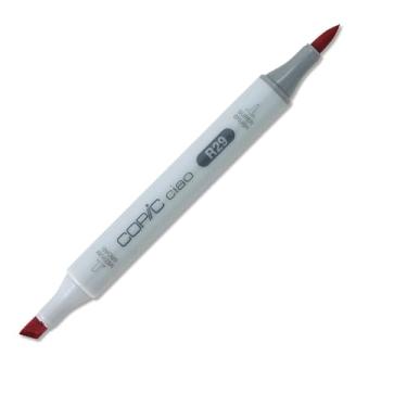 Imagem de COPIC Marcador CIAO Ponta Dupla Redonda e Chanfrada, Cor R29 Lipstick Red, 1 unidade