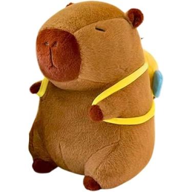 Imagem de Capivara de Pelúcia Antialérgica 30 cm Bichinho de Pelúcia (Abelha)
